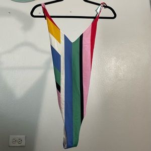 ZARA Multi Color One Piece Bathing Suit